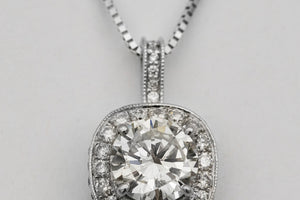 Platinum Vanity Necklace