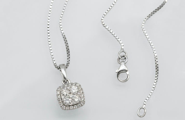 Platinum Vanity Necklace